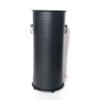 Umbrella Rack GUOYANHOME Metal Umbrella Stand Industrial Style Office Hotel Lobby Creative Floor Storage Bucket, Black, 22X50CM view 1