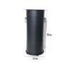 Umbrella Rack GUOYANHOME Metal Umbrella Stand Industrial Style Office Hotel Lobby Creative Floor Storage Bucket, Black, 22X50CM view 2