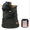 Ebros Rustic Nature Wildlife Woodland Forest Animal Climbing Black Bears Spotting Beehive On Tree Paper Towel Holder Display Dispenser Stand Kitchen Bathroom Home Decor Party Hosting Accent view 4