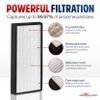 True HEPA Filter Compatible with Rowenta Allergy+ XD6071 & XD6076 -Fits Intense Pure Air XL PU6010 / PU6020 by LifeSupplyUSA view 2