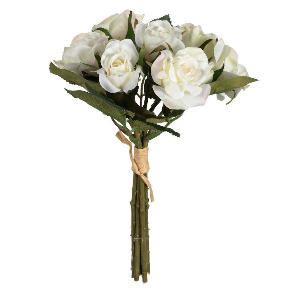 10 White Rose Bundle Pk/3