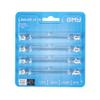 Comyan 4-Pack R7S 118mm T3 300W Halogen Bulb Dimmable 4500lm J-Type 120V R7S Base Warm White 2700K Double Ended Halogen Light Bulbs view 1