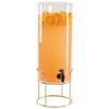 CAL-MIL 22005-3INF-46 3 Gallon Round Infusion Beverage Dispenser, Brass view 1