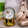 Elanze Designs Flying Unicorn 100MM Sturdy Wind Up Musical Glitter Water Snow Globe Figurine Decoration Plays Tune The Unicorn view 2