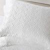 Icegrey Bedspread Coverlet Set Comforter Bedding Quilt Set White 1-Piece nia King 95x102 view 3