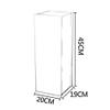 Umbrella Rack GUOYANHOME Wooden Umbrella Stand, Indoor Waterproof Umbrella Bucket Hotel Storage Basket, White 19X20X45CM view 2