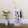 Umbrella Rack GUOYANHOME Wooden Umbrella Stand, Indoor Waterproof Umbrella Bucket Hotel Storage Basket, White 19X20X45CM view 4