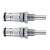 Gas/Liquid Ball Lock Post 2pcs/ Set Stainless Steel Sturdy Keg Beer Ball Lock Post Connector Replacement Home brew Beer Dispenser Parts Tool view 3
