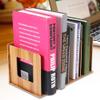 Simlug Wooden Desktop Bookshelf Rack Books DVD Storage Magazine Holder (#02(Cherry Wood)) view 2