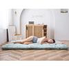 MAXYOYO Rustic Floral Korean Floor Mattress, Foldable Bed Roll Up Camping Mattress, Twin Size view 4