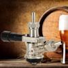Beer Keg Coupler D System Tap Lever Handle, Black with Safety Pressure Relief Valve for US Domestic view 4
