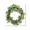 Vickerman Everyday 22" Indoor Artificial Lamb's Ear Wreath - Decorative and Durable Polyester Wreath for Home Or Office - Maintenance Free view 2