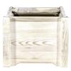 Montana Woodworks Homestead Collection Magazine Rack with Laser Engraved Elk Design, 18" L x 14" W x 16" H, Ready to Finish view 4