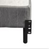 Hollywood Bed Frames Enforce Base Platform, King, Gray view 4