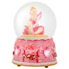 Elanze Designs Rotating Ballerina Princess Fairy 100MM Sturdy Wind Up Musical Glitter Water Snow Globe Tabletop Dresser Figurine Decoration Plays Tune Swan Lake view 1