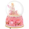 Elanze Designs Rotating Ballerina Princess Fairy 100MM Sturdy Wind Up Musical Glitter Water Snow Globe Tabletop Dresser Figurine Decoration Plays Tune Swan Lake view 2
