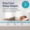 Sure2Sleep Gel Swirl Memory Foam Mattress Topper - 3 Inch, Pressure Relieving, Cooling Comfort - Made in The USA & CertiPUR-US Certified - Softens Firm Beds and Extends Mattress Life - Full Size view 3