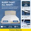BED SCRUNCHIE Sheet Holder Straps - Heavy Duty Gripper Clips - Strengthened Parachute Cord - 360 Degree Bed Sheet Tightener - Strongest and Effective Extender - Fits All Mattress Sizes view 4