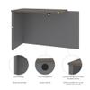Bestar Prestige + 40W Return Table in Bark Grey/Slate view 4