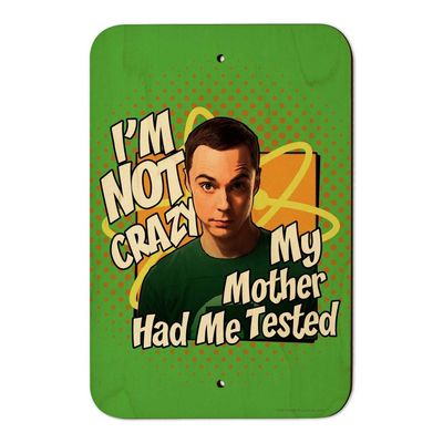 GRAPHICS & MORE Big Bang Theory Sheldon Cooper I'm Not Crazy Home Business Office Sign