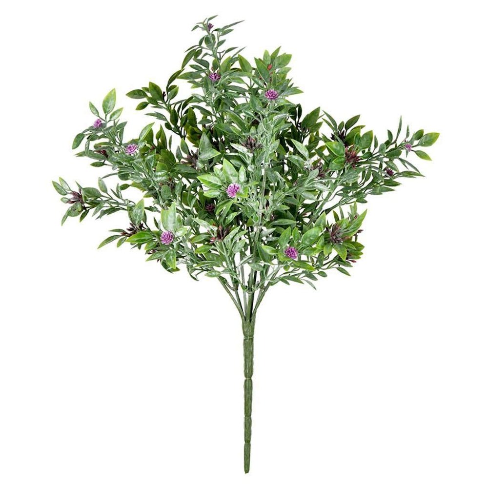 13 Purple Wild Flower Green Bush UV Pk2