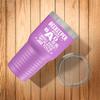 Beekeeper Cup - Miracle Worker Isn't Job Title - 30oz Light Purple Tea, Coffee Tumbler view 2