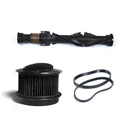 Replacement Part for Bissell Vacuum Cleaner 1 Brusroll with 1 Pated Cartreg Filter and 2 Flat Belt for Models 26T5, 35766, 3576M