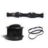 Replacement Part for Bissell Vacuum Cleaner 1 Brusroll with 1 Pated Cartreg Filter and 2 Flat Belt for Models 26T5, 35766, 3576M view 1