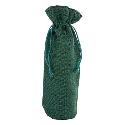 10ea - 6 X 3-1/2 X 14 Forest Jute Wine Bags