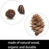 Deloky 150 Pcs Christmas Natural Mini Pine Cones- 2CM Thanksgiving Small Pinecones Ornaments Vase Fillers for DIY Crafts, Home Decorations, Fall and Christmas, Wedding Decor view 2