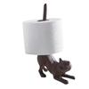 47th & Main Cast Iron Paper Towel Holder, 9.5-Inches Tall, Cat view 2