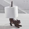 47th & Main Cast Iron Paper Towel Holder, 9.5-Inches Tall, Cat view 3