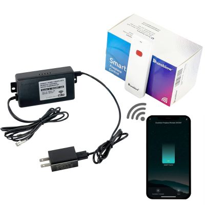 Durablow SH3001-RH Gas Fireplace WiFi Smart Home Remote Control for Millivolt Valve, Compatible with Alexa, Google Home (On/Off + Timer + Schedule Programmable + Remote Handset)
