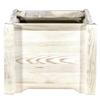 Montana Woodworks Homestead Collection Magazine Rack with Laser Engraved Moose Design, 18" L x 14" W x 16" H, Ready to Finish view 4