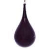 4 Burgundy Wood Grain Teardrop Orn 2/Bg view 1