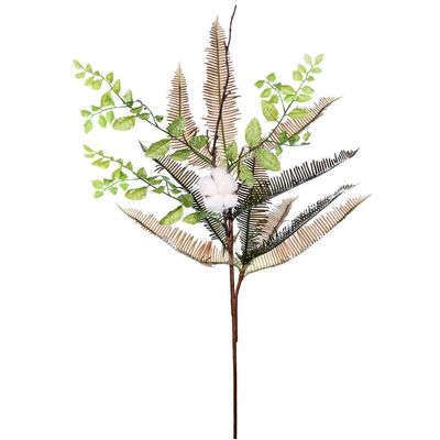 31 Green Fern Cotton Spray Pk/2