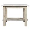 Montana Woodworks Homestead Collection Console Table with Shelf, Ready to Finish view 4
