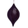 11.5 Burgundy Wood Grain Drop Orn 2/Bag view 1