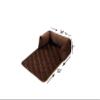 Brilliant Sunshine Premium Calming Dog Bed Mat, Silky Velvet, Removable Washable Cover, Cushion Protector and Couch Covers for Dogs, Pets, Cats, Small, Chocolate view 3