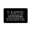 Makoroni - I LOVE GONDAR, ETHIOPIA Rectangle Magnet, 2"x3" Refrigerator Magnet, DesN6 view 1