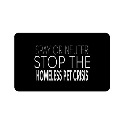 Makoroni - SPAY OR NEUTER STOP THE HOMELESS PET CRISIS Rectangle Magnet, 2"x3" Refrigerator Magnet, DesC10