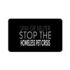 Makoroni - SPAY OR NEUTER STOP THE HOMELESS PET CRISIS Rectangle Magnet, 2"x3" Refrigerator Magnet, DesC10 view 1