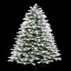 HOLIDAY STUFF 5 Foot Small Frosted Winter Spruce Flocked Christmas Tree (5 Ft Unlit) view 1
