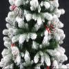 HOLIDAY STUFF 5 Foot Small Frosted Winter Spruce Flocked Christmas Tree (5 Ft Unlit) view 3