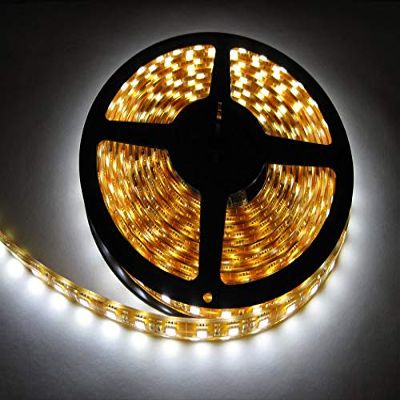 illuminous LED 12V Flex Strip Super Bright Cool White Waterproof IP68, LED Reel only (Does not Include Controller or Power Supply)