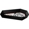 Dark Manor Coffin Shaped Melamine Bowl - 12.8" x 8" (Pack of 1) - Spooky Serving Dish, Perfect for Halloween Parties, Gothic Decor, and Unique Entertaining view 1
