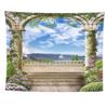 Izielad Balcony of Palace Lake Fabric Wall Hanging Decor for Bedroom Living Room Dorm 73X95CM 28.7X377.4IN view 1
