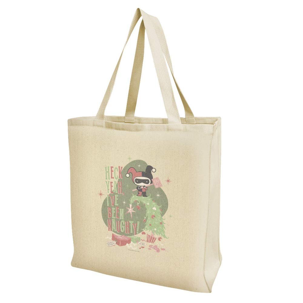 GRAPHICS & MORE Harley Quinn I've Been Naughty! Grocery Travel Reusable Tote Bag