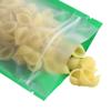 100 Translucent/Green Poly Zip Seal Stand Up Heat Sealable Reusable Pouch (3" x 5", Translucent/Green) view 4