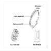Bansriracha Cubic Zirconia Half Eternity Channel Set Wedding Band 925 Sterling Silver Rings Promise Anniversary Fashion Women (7) view 2